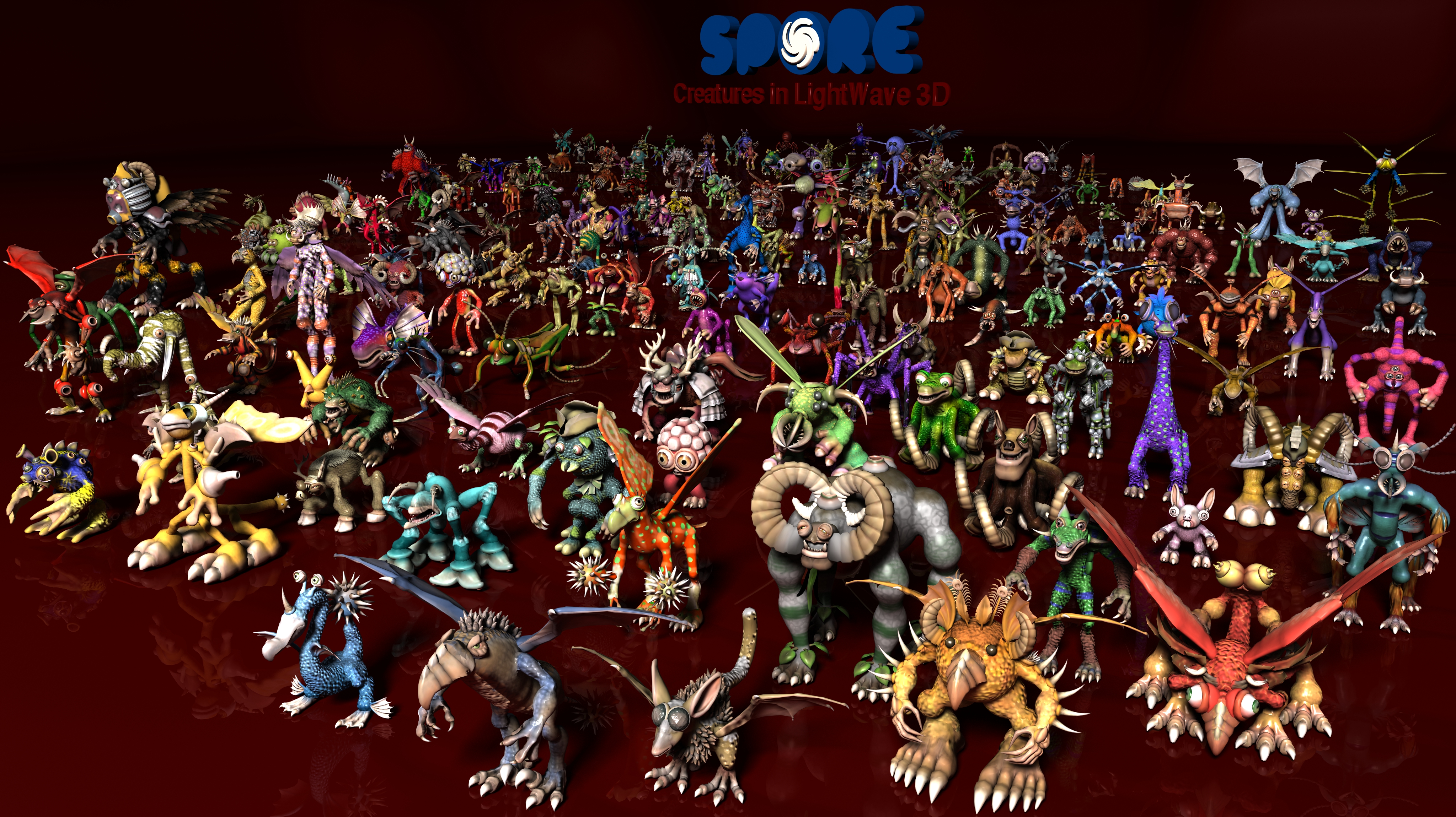 cool spore creatures